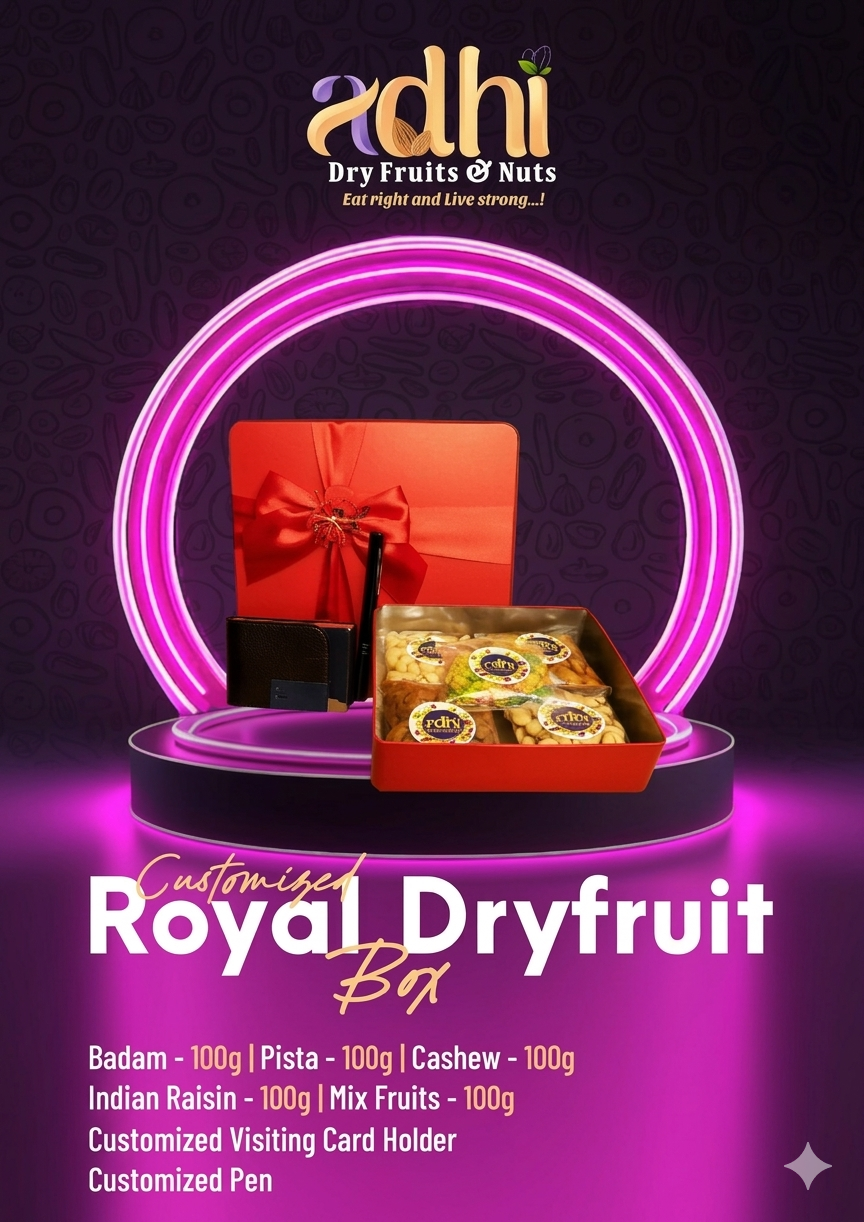 Customized Royal Dryfruit Box